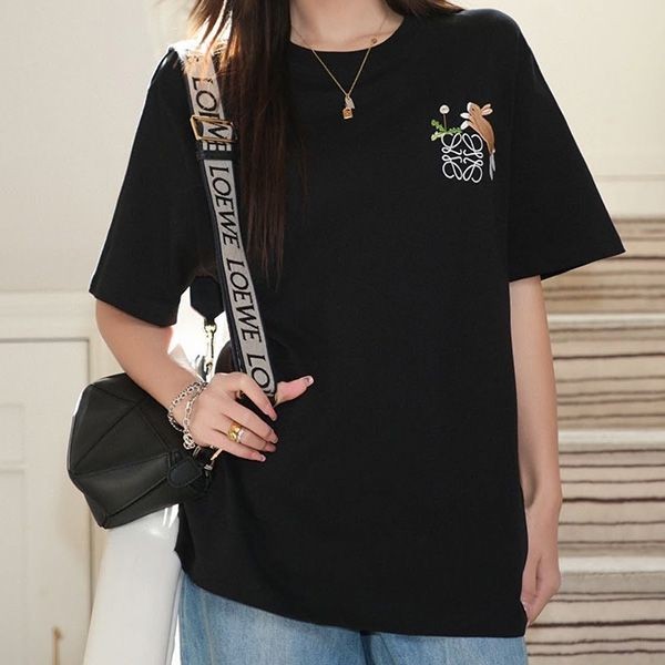 ギフト人気◆ロエベ Suna Fujita コピー コラボ リラックスフィット Tシャツ lew02191