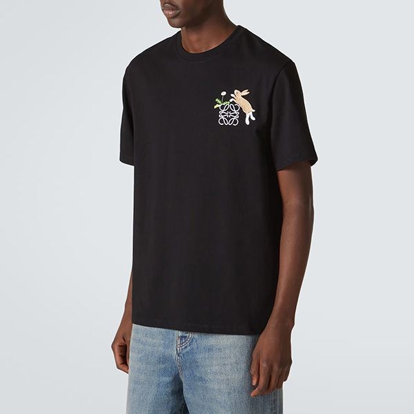 ギフト人気◆ロエベ Suna Fujita コピー コラボ リラックスフィット Tシャツ lew02191