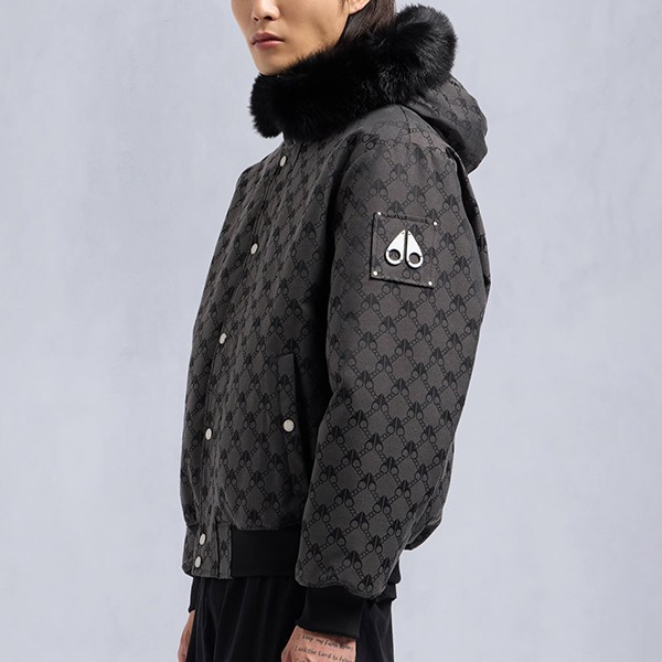 MOOSE KNUCKLES DENALI モノグラム ボンバージャケット コピー mk9989