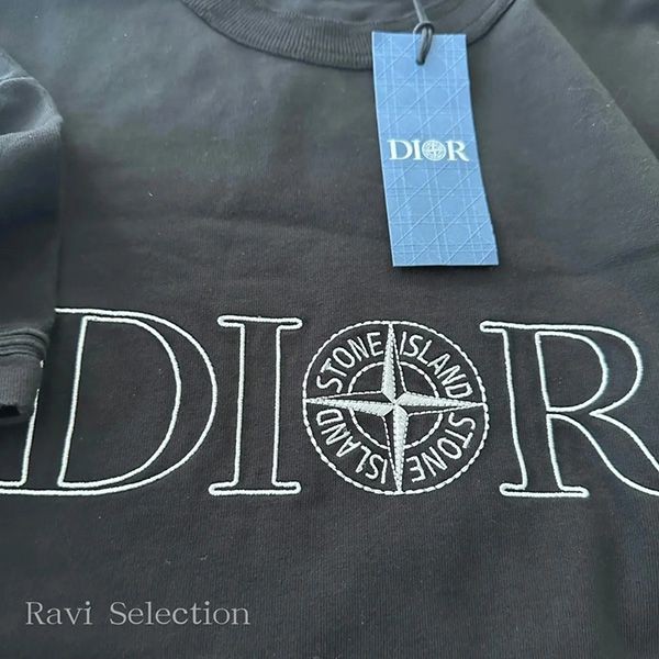 ディオール AND ストーンアイランド Tシャツ パロディ【コラボ】493J638B0554
