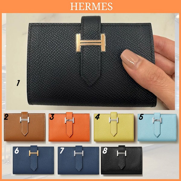 【センスが光る】エルメス ベアンミニ財布 偽物 H039796CC89