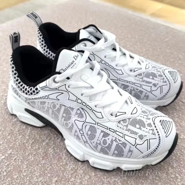 ディオール Vibe メッシュ＆レザー スニーカー KCK415OFK_S19W