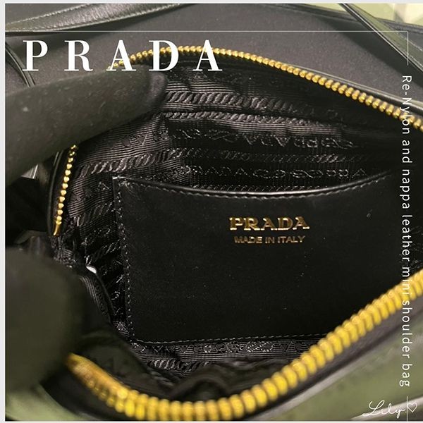 プラダ Re-Nylon ショルダーバッグ1BH166_RP0C【環境貢献できる】リボン♪