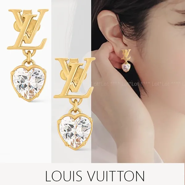 おすすめ新作》ルイヴィトンコピー／ピアス LV アイコニック ハート ジルコン M02385