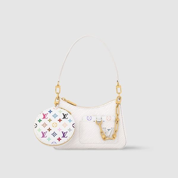 ルイヴィトン× 村上隆 LV × TM マレリーニ バッグ 偽物 2色 M13099