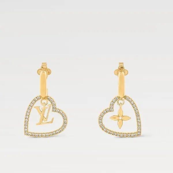 ハートが可愛すぎる♪【ルイヴィトン】ピアス コピー マイLV ハート M02308