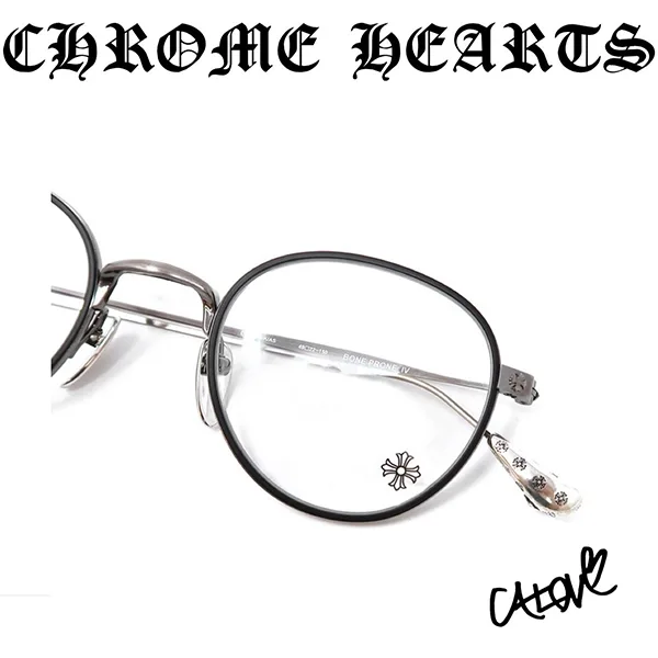 ＋クロムハーツ コピー＋【BONE PRONE】◆CHプラス メタルフレーム眼鏡 25022215