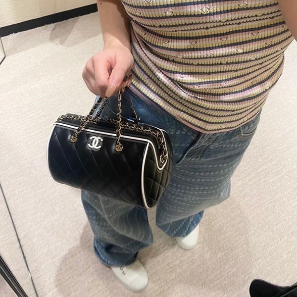 【スーパーコピーN級品】シャネル ミニボストンバッグ コピー AP4515【2025SS/フォルムが可愛い♪】