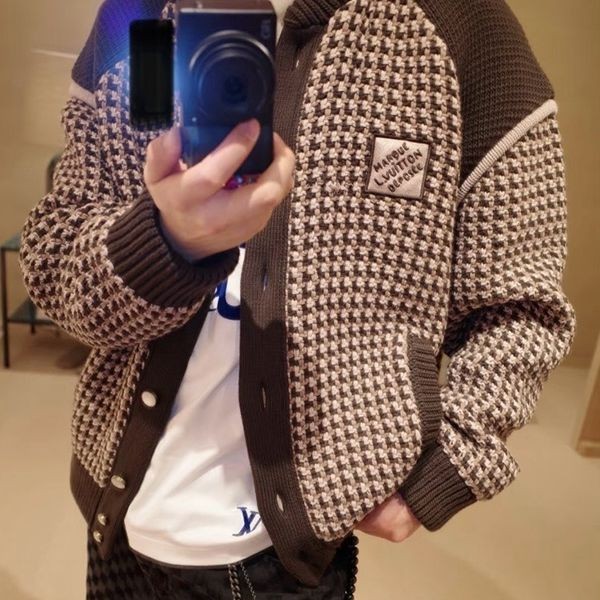 ルイヴィトン★STITCH JACQUARD ブルゾン 偽物 1AHBTM