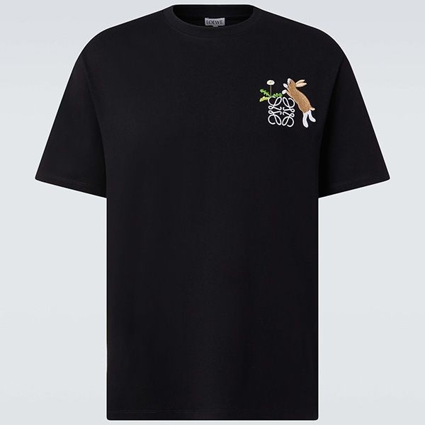 ギフト人気◆ロエベ Suna Fujita コピー コラボ リラックスフィット Tシャツ lew02191