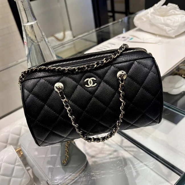 シャネル ミニ ボストンバッグ 25P AP4474 B10583 C3906