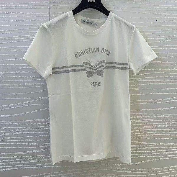 ディオール コットン Tシャツ コピー ホワイト 523T39A4229_X0930