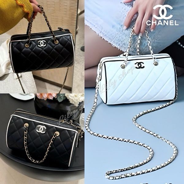 【スーパーコピーN級品】シャネル ミニボストンバッグ コピー AP4515【2025SS/フォルムが可愛い♪】