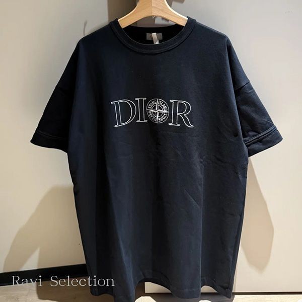 ディオール AND ストーンアイランド Tシャツ パロディ【コラボ】493J638B0554