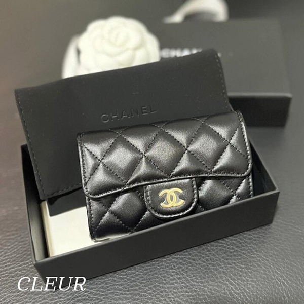最新で絶対欲しい！【上品/ユニセックス☆】シャネル カードケース コピー ホルダー キャビア AP0214