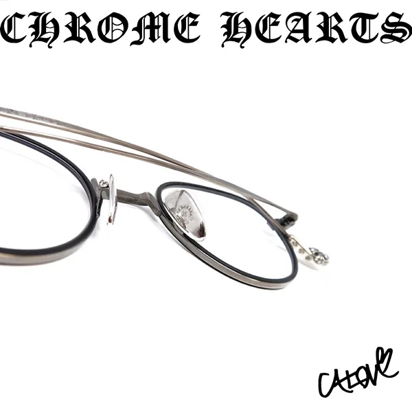 ＋クロムハーツ コピー＋【BONE PRONE】◆CHプラス メタルフレーム眼鏡 25022215
