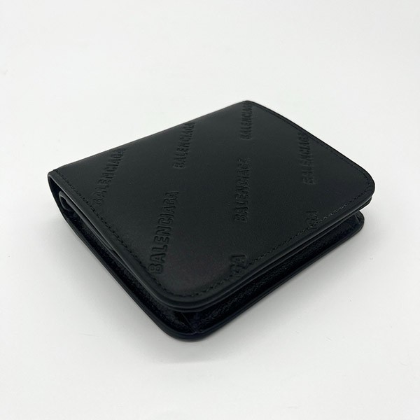 バレンシアガ 二つ折り財布 コピー BLACK 594216 2AAXQ 1000