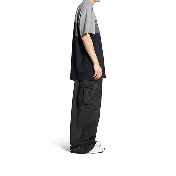 確保済み！バレンシアガ Tシャツ n級品 ロゴ 半袖 ブロック 744439TSVB11300