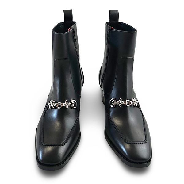 使い勝手良し☆クリスチャン ルブタン MAYERSWING FLAT CALF ブーツ 偽物 cl25310
