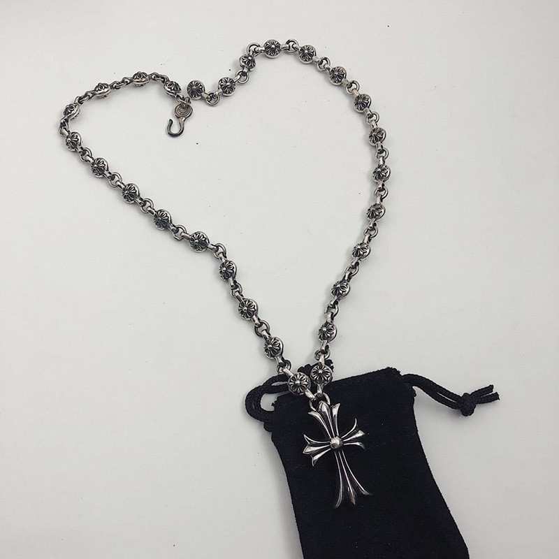 クロムハーツ ネックレス 偽物 ＣＨクロス＆1ボールチェーン 20" 50cm chromehearts2025