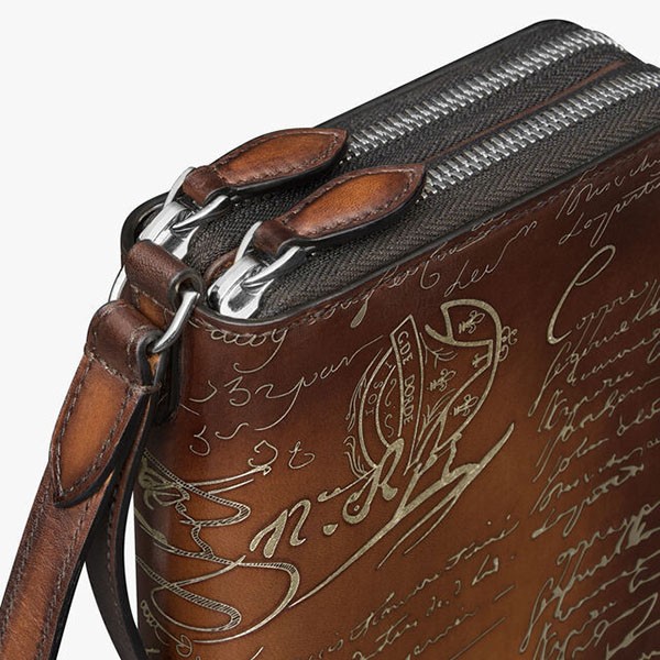 ベルルッティ  偽物 BERLUTI GOLD/SILVER パティーヌ タリ ロング ジップウォレット