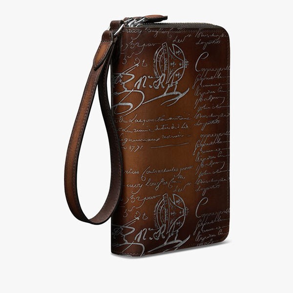 ベルルッティ  偽物 BERLUTI GOLD/SILVER パティーヌ タリ ロング ジップウォレット