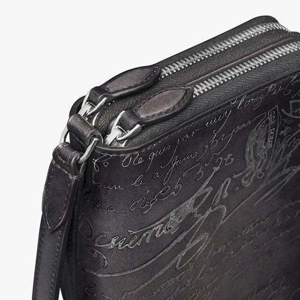 ベルルッティ  偽物 BERLUTI GOLD/SILVER パティーヌ タリ ロング ジップウォレット