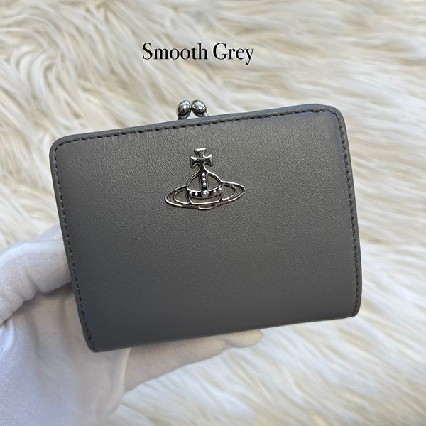 ヴィヴィアン 財布 偽物 SAFFIANO BALMORAL がま口財布