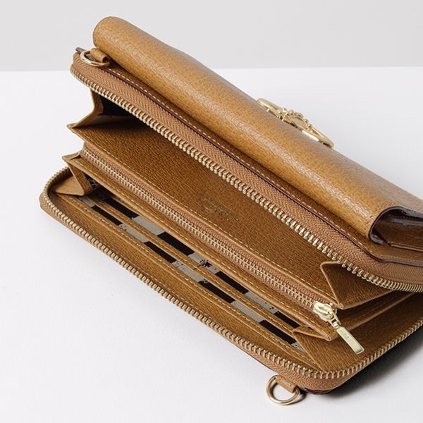使い勝手抜群♡ヴィヴィアン  財布 偽物 EXECUTIVE ショルダー付長財布 502514104