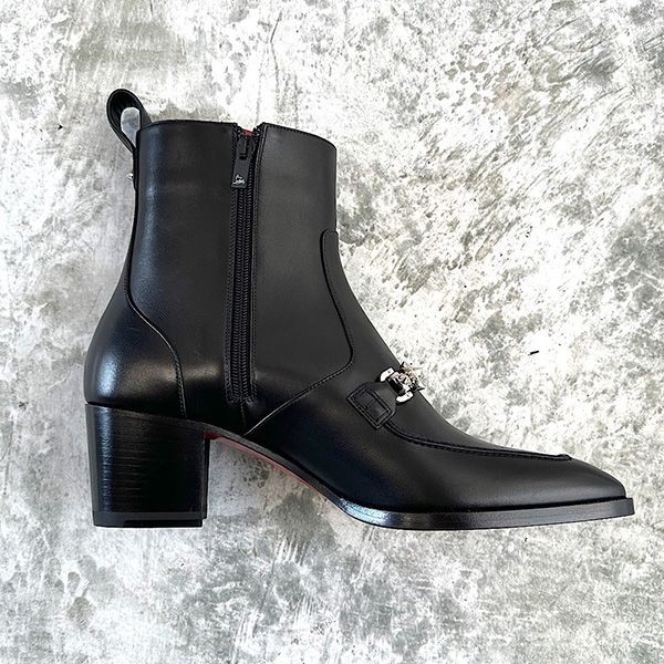 使い勝手良し☆クリスチャン ルブタン MAYERSWING FLAT CALF ブーツ 偽物 cl25310
