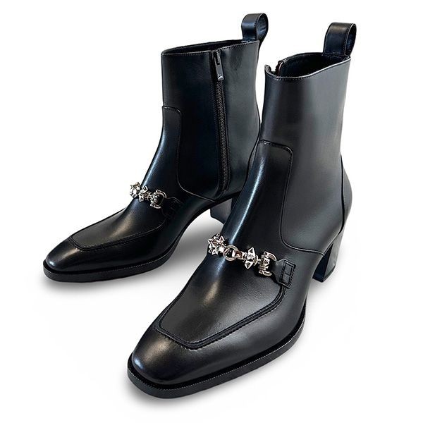 使い勝手良し☆クリスチャン ルブタン MAYERSWING FLAT CALF ブーツ 偽物 cl25310