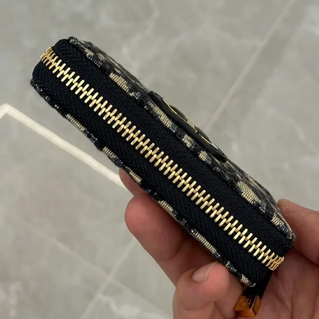 完売必至！ディオール ジップコインケース ブルー  n級品 S2155UTZQ_M928