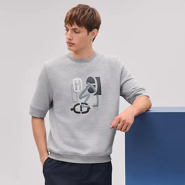 エルメス レザーパッチTシャツ 激安《Hパズル》コットン H557800HA67