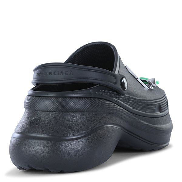 バレンシアガ CROCS サンダル コピー ロゴ ミュール JIBBITZ ラバー