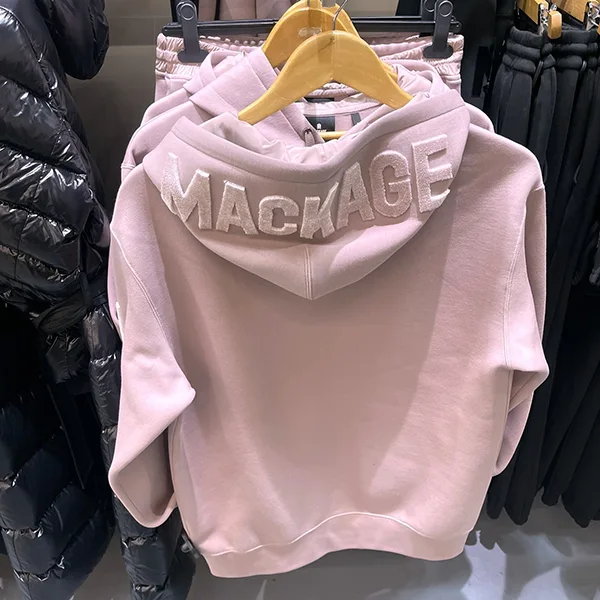 新作入手困難★大人気 マッカージュ 偽物 Krys-R Hoodie パーカー ベルベットロゴ入り 6色 mk65525