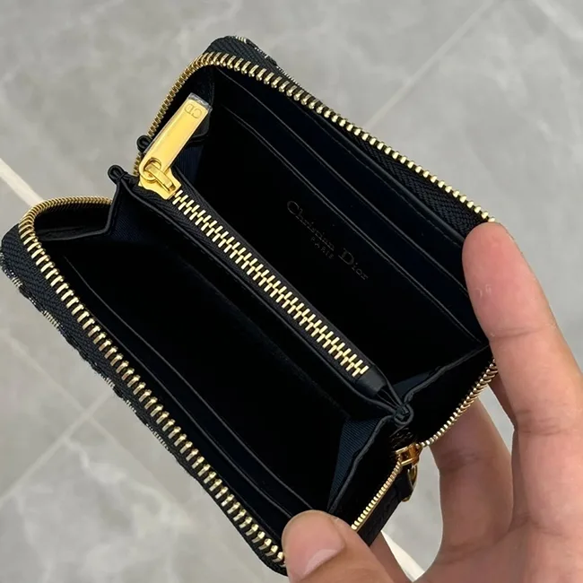 完売必至！ディオール ジップコインケース ブルー  n級品 S2155UTZQ_M928