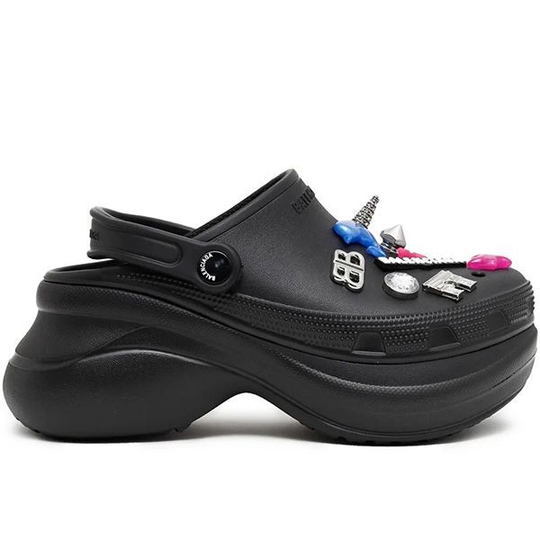 厚底☆バレンシアガ Crocs ミュール 偽物 Jibbitz