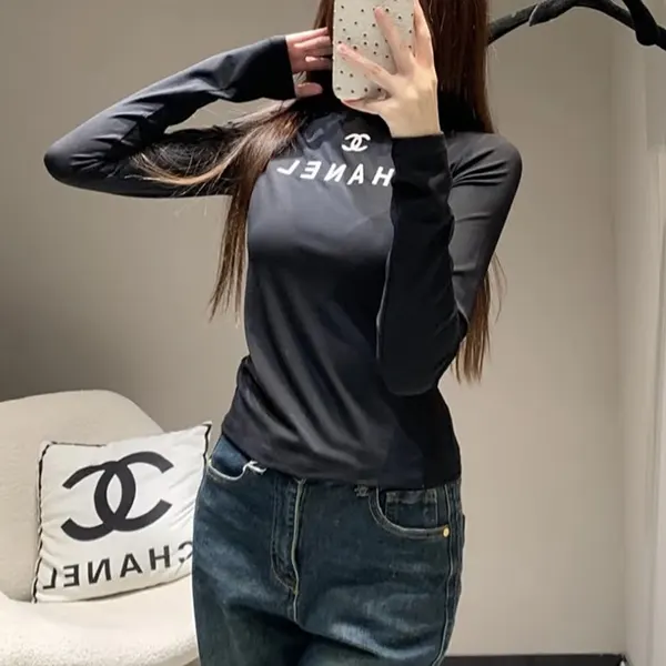 シャネル トップス Tシャツ 偽物 CCロゴ w25031301