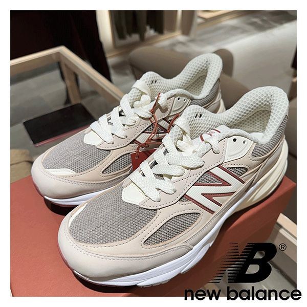 2025人気ブランド【ニューバランス ロロピアーナ 偽物】 990v6  スニーカーCream 協業 U990LO6