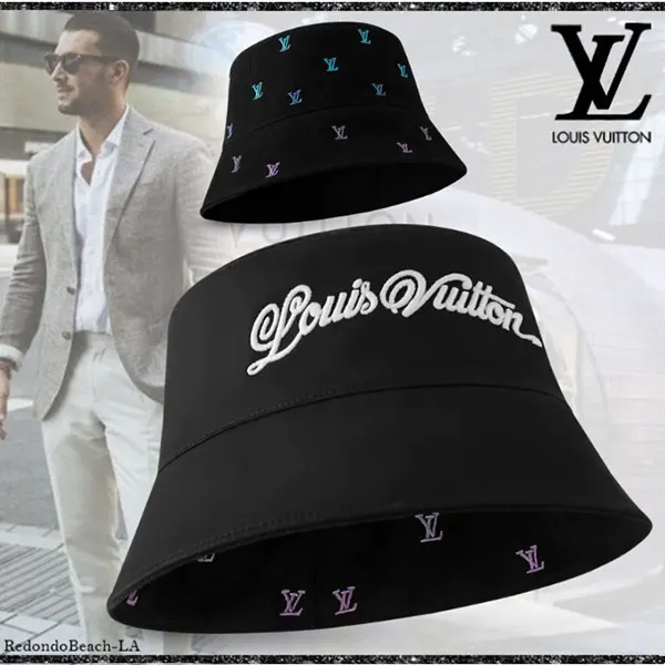雑誌掲載★ルイヴィトン Blason バケットハット 偽物 M7978M