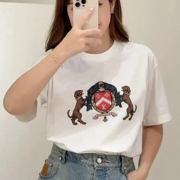 バイラ付録ルイヴィトン エンベリッシュド Tシャツ 1AGJZL