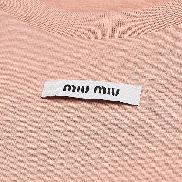 ミュウミュウ コットン Tシャツ 激安 MJL963 1YXU F0236