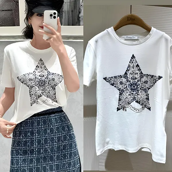ディオール クルーネック Tシャツ コピー 513T09A4218_X0930