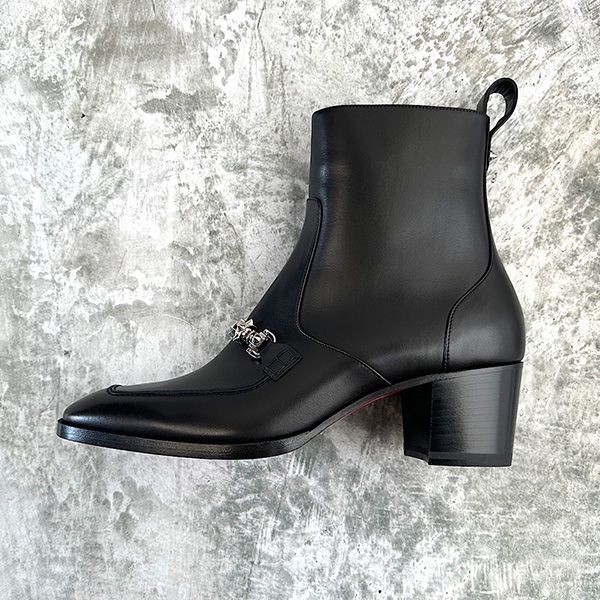 使い勝手良し☆クリスチャン ルブタン MAYERSWING FLAT CALF ブーツ 偽物 cl25310
