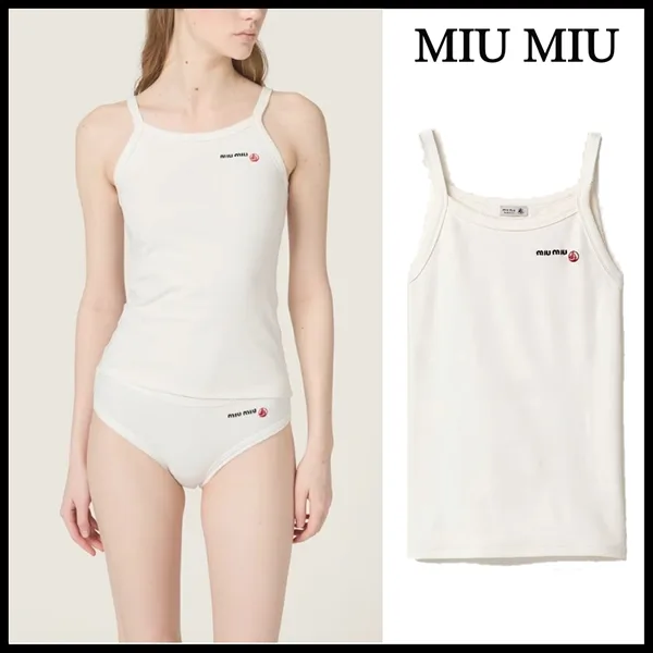 Petit Bateau X ミュウミュウ パロディ ストレッチジャージー トップ rg666528