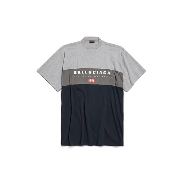 確保済み！バレンシアガ Tシャツ n級品 ロゴ 半袖 ブロック 744439TSVB11300