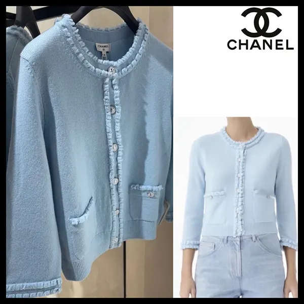 注目度NO.1シャネル 25SS オフショルカーディガン n級品 w25031105