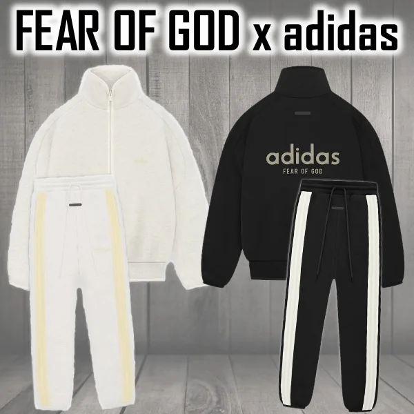 雑誌付録コラボ◆上下セット【FOG x アディダス 偽物】TOPS & BOTTOMS◆お得 人気