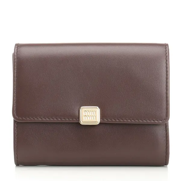 ミュウミュウ フレンチウォレット 折り財布 偽物 5MH040 2CVXF0NBL