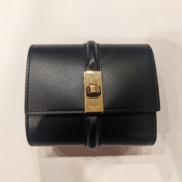 国内即発 セリーヌ 偽物 スモール トリフォールドウォレット コピー ミニ財布10F523CQ7.38NO